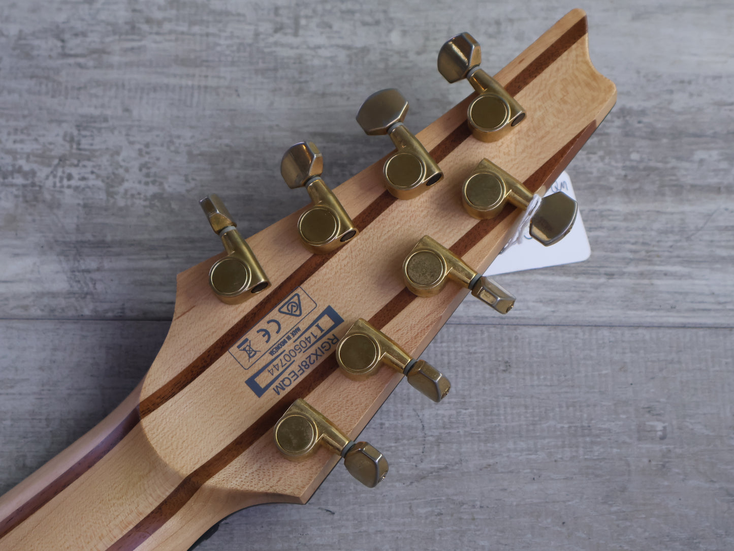 2014 Ibanez RGIX28FEQM Iron Label 8-String (Burgundy Wine)