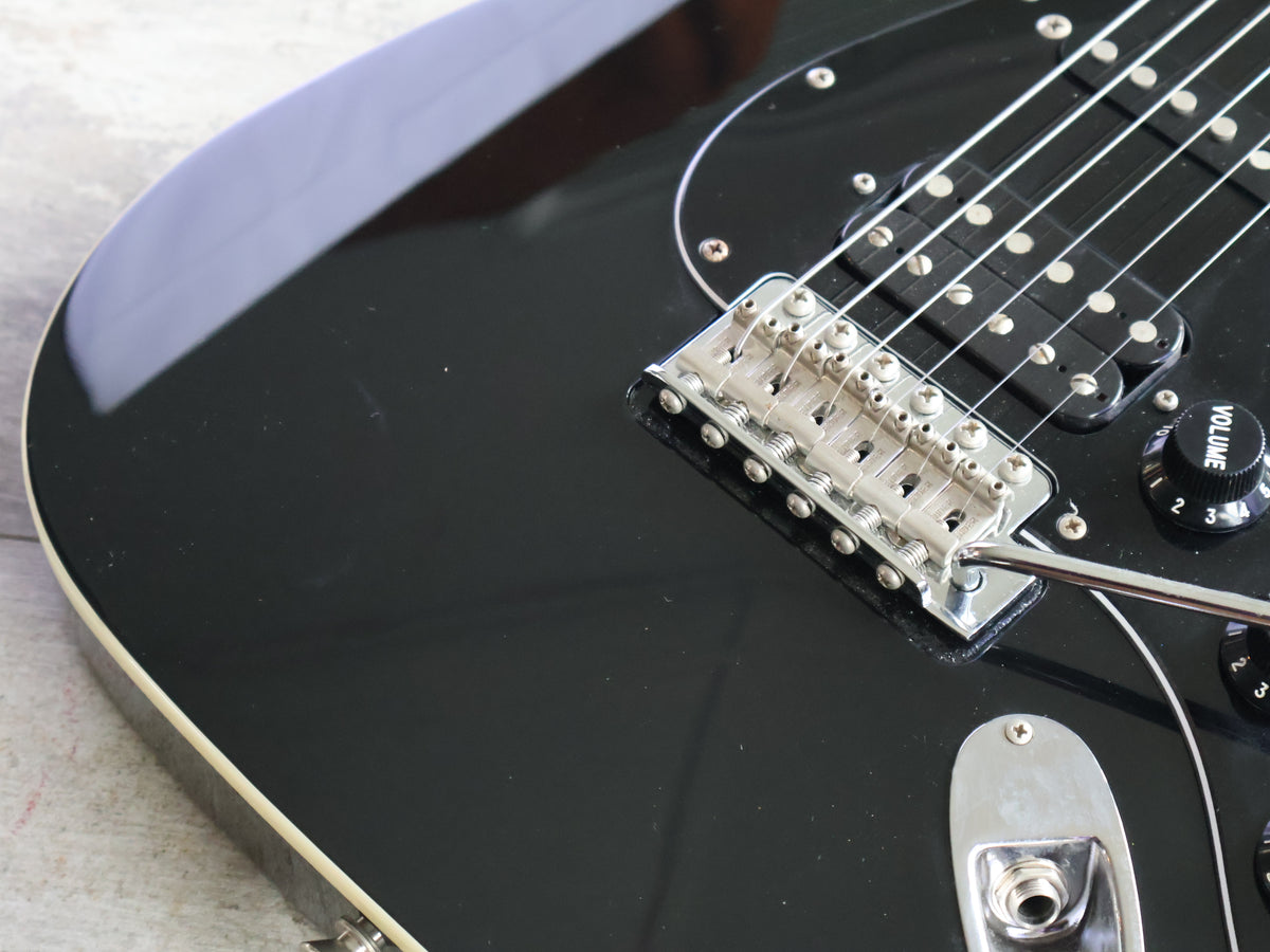 2017 Fender Japan AST-M/SSH Aerodyne Medium Scale Stratocaster (Black)