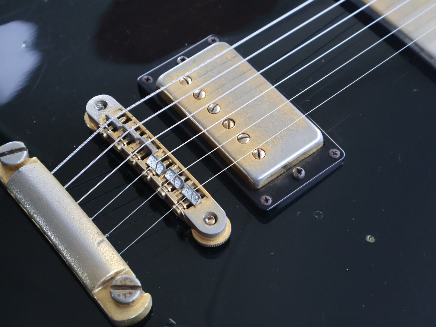 1973 HS Anderson Japan HS-4 Les Paul Custom (Ebony)