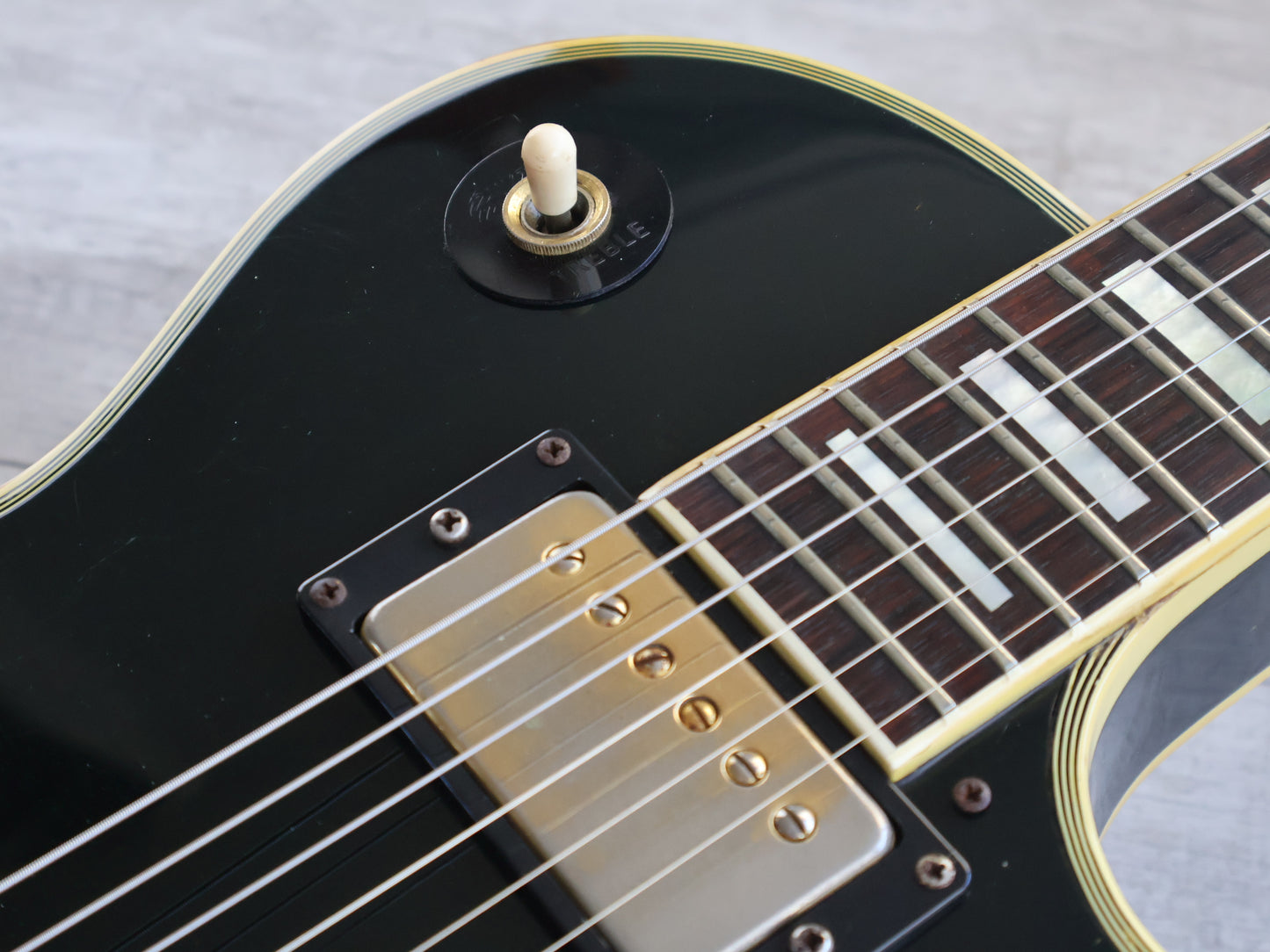1973 HS Anderson Japan HS-4 Les Paul Custom (Ebony)