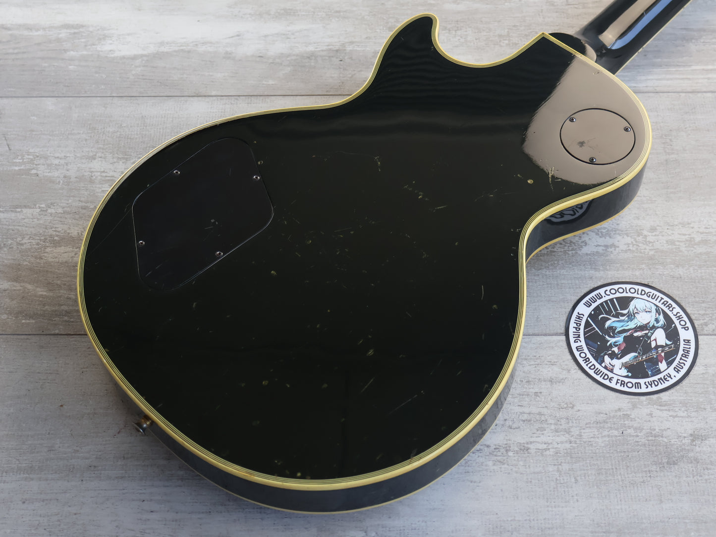 1973 HS Anderson Japan HS-4 Les Paul Custom (Ebony)