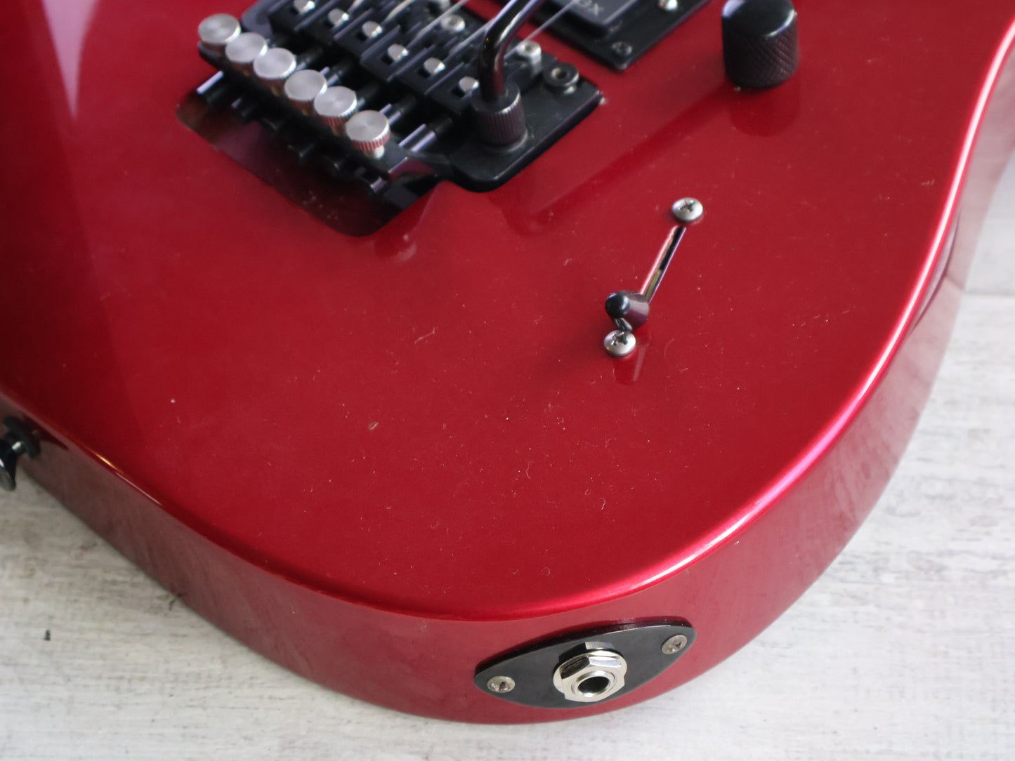 1989 Charvel Japan Model 3DR Predator w/EMG's (Candy Apple Red)