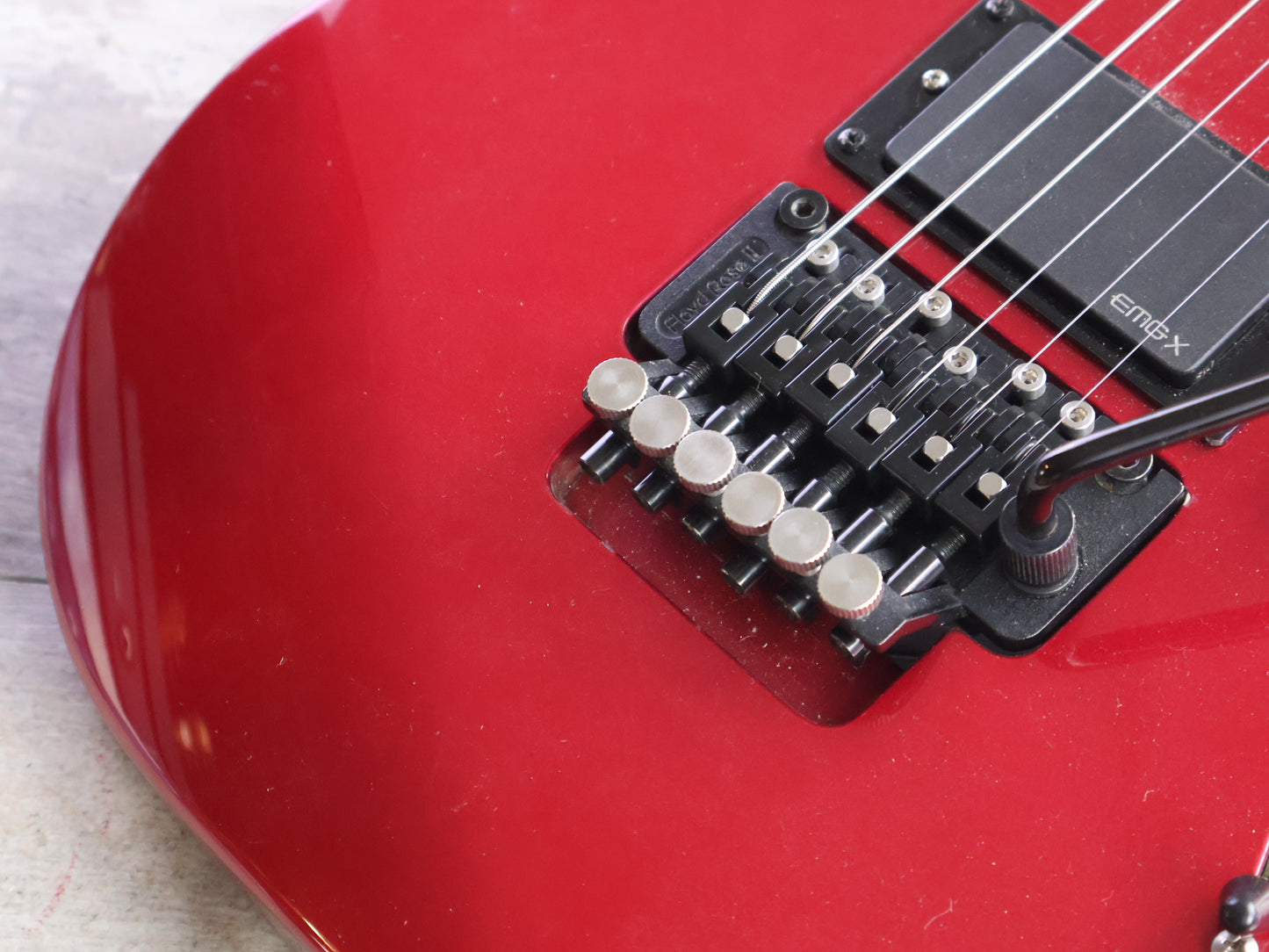 1989 Charvel Japan Model 3DR Predator w/EMG's (Candy Apple Red)