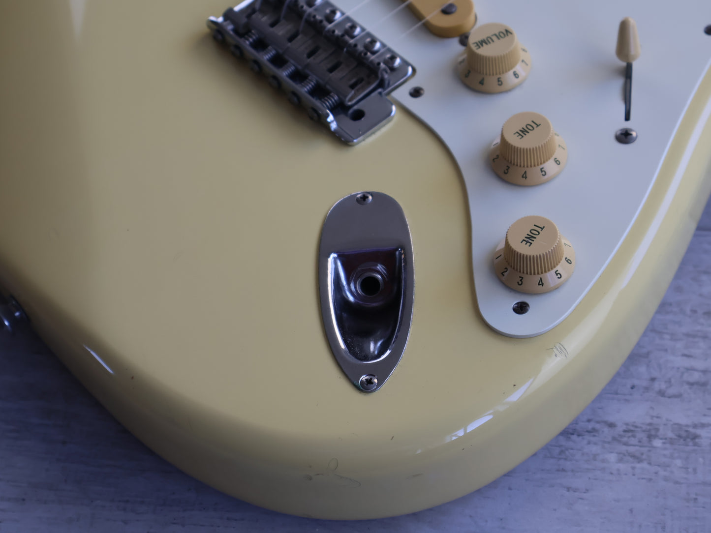 1987 Fender Japan ST57 "E Series" '57 Reissue Vintage Stratocaster (Aged White)