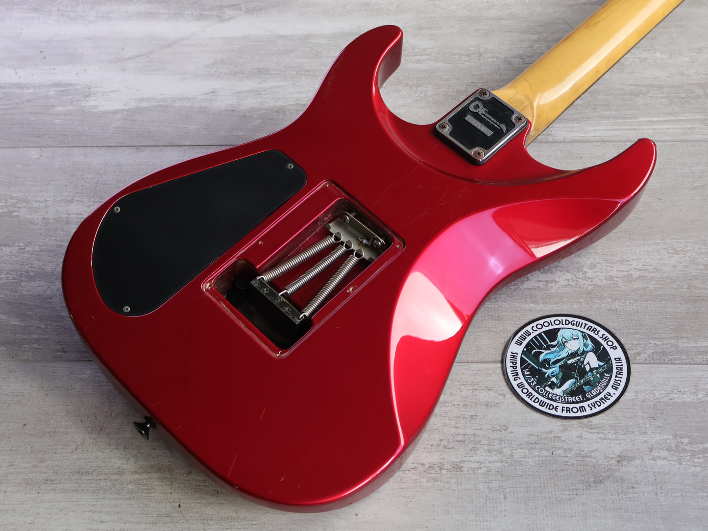 1989 Charvel Japan Model 3DR Predator w/EMG's (Candy Apple Red)