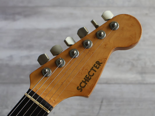 1980's Schecter "Dallas Era" Stratocaster w/Roland GK-2 (Ice Blue Metallic)