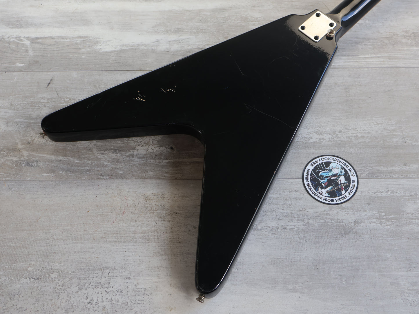 1980's Unknown Japanese Flying V (Black)