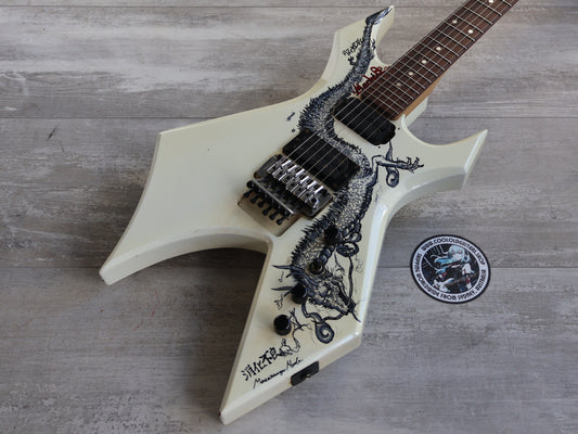 1989 BC Rich Japan WG-801 Warlock (White Dragon)