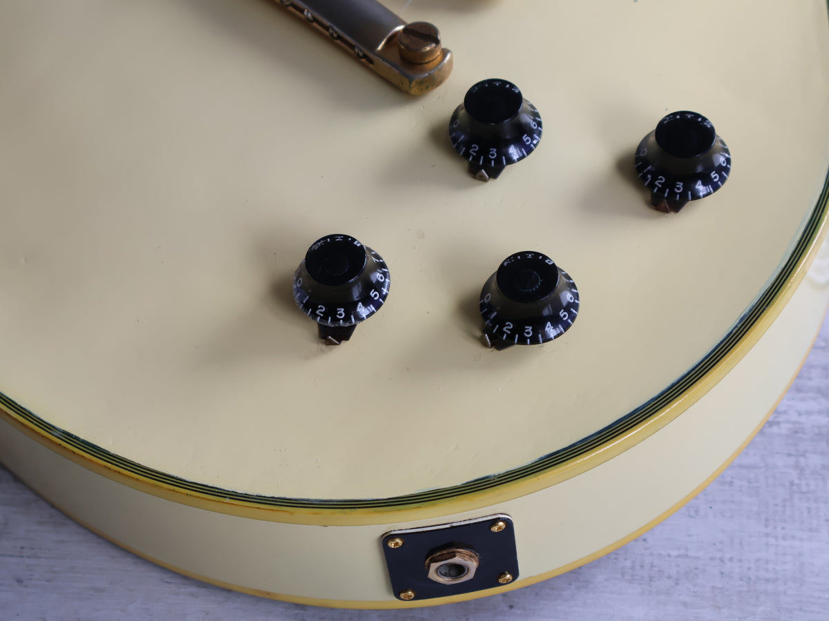 1987 Burny Japan RLC-60 Les Paul Custom (White)