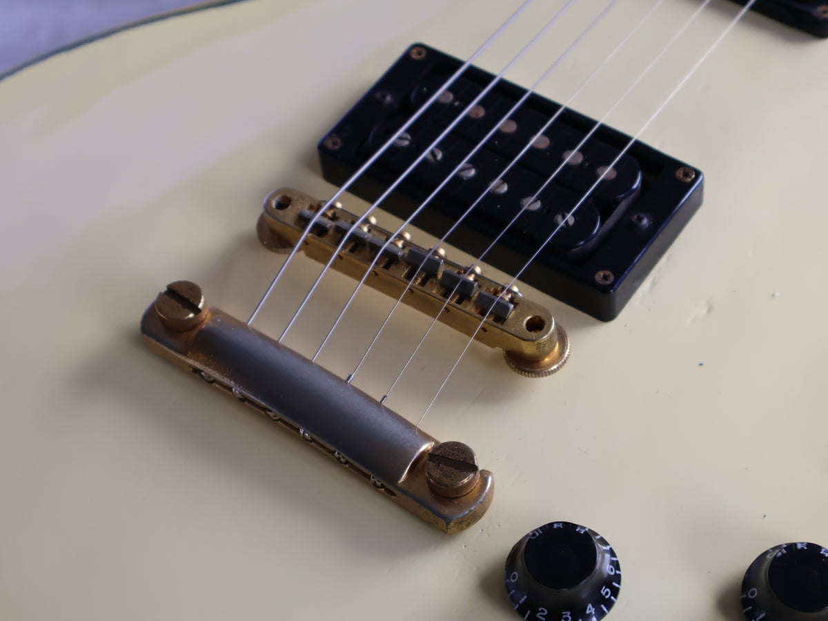 1987 Burny Japan RLC-60 Les Paul Custom (White)