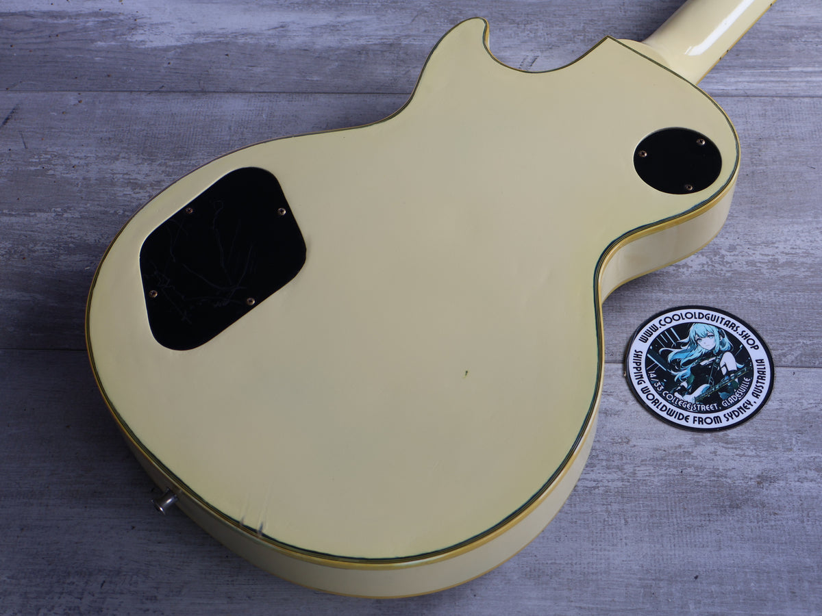 1987 Burny Japan RLC-60 Les Paul Custom (White)