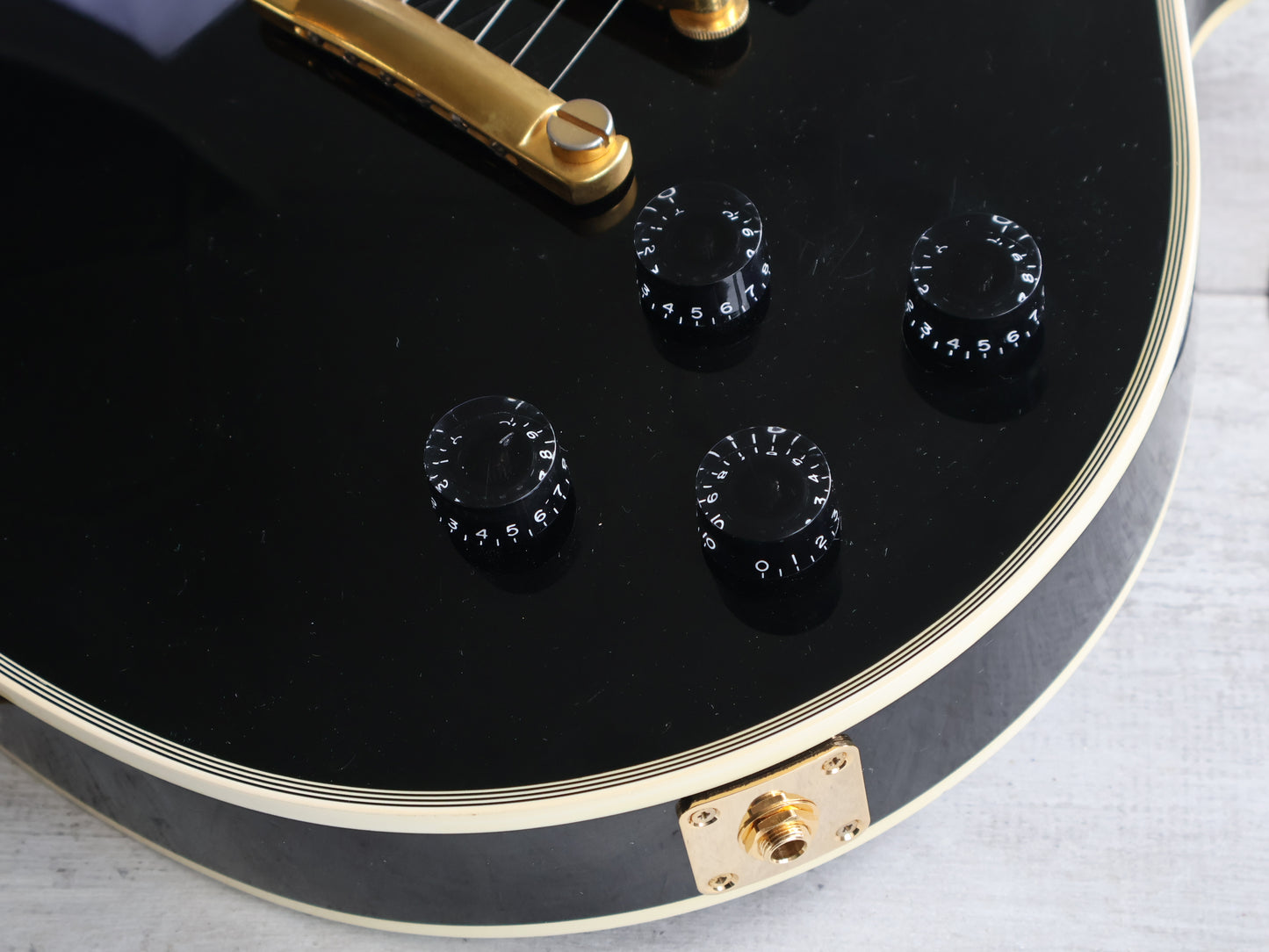 1990's Edwards (by Navigator/ESP Japan) E-LP-95C Ken Yokoyama Les Paul Custom (Ebony)