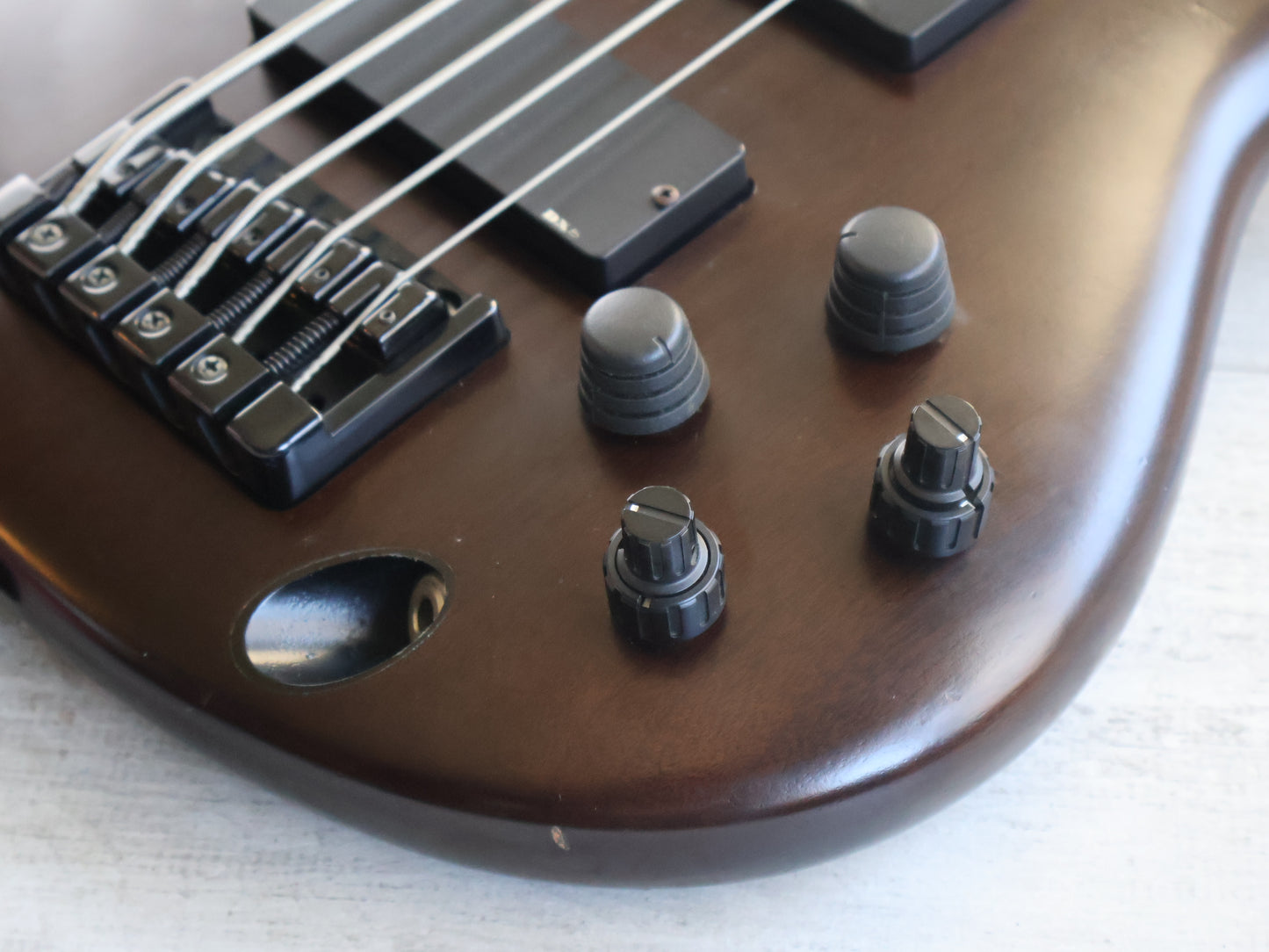 2001 Ibanez Japan SR755 SDGR Sound Gear 5-String Bass (Walnut)