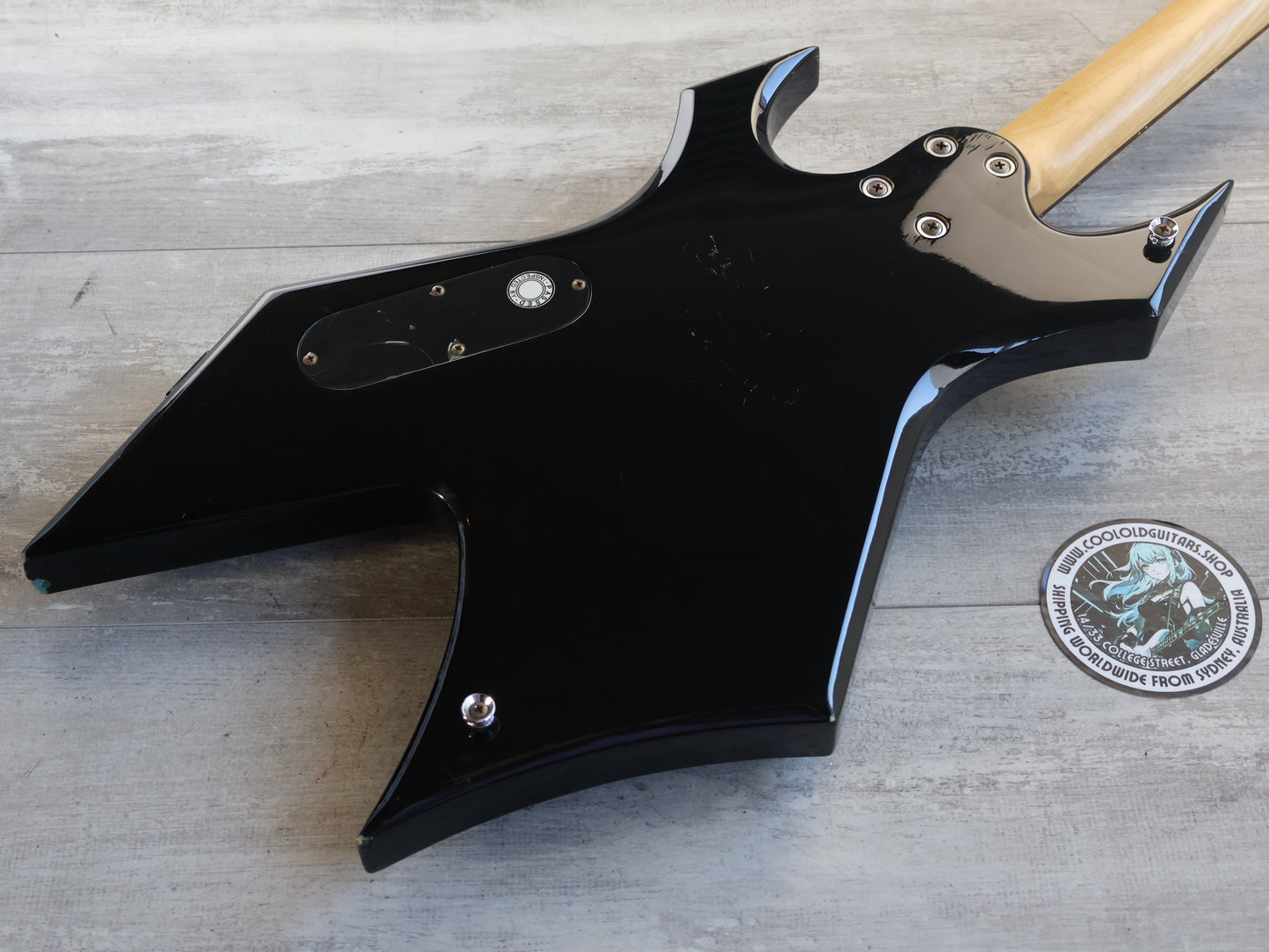 2000's BC Rich Warlock (Dark Blue Burst)