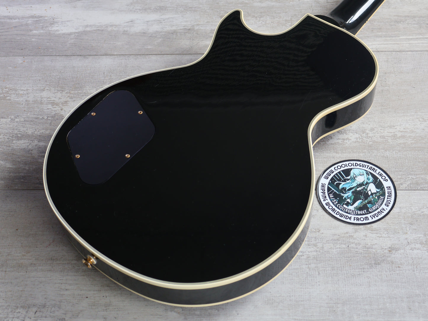 1990's Edwards (by Navigator/ESP Japan) E-LP-95C Ken Yokoyama Les Paul Custom (Ebony)