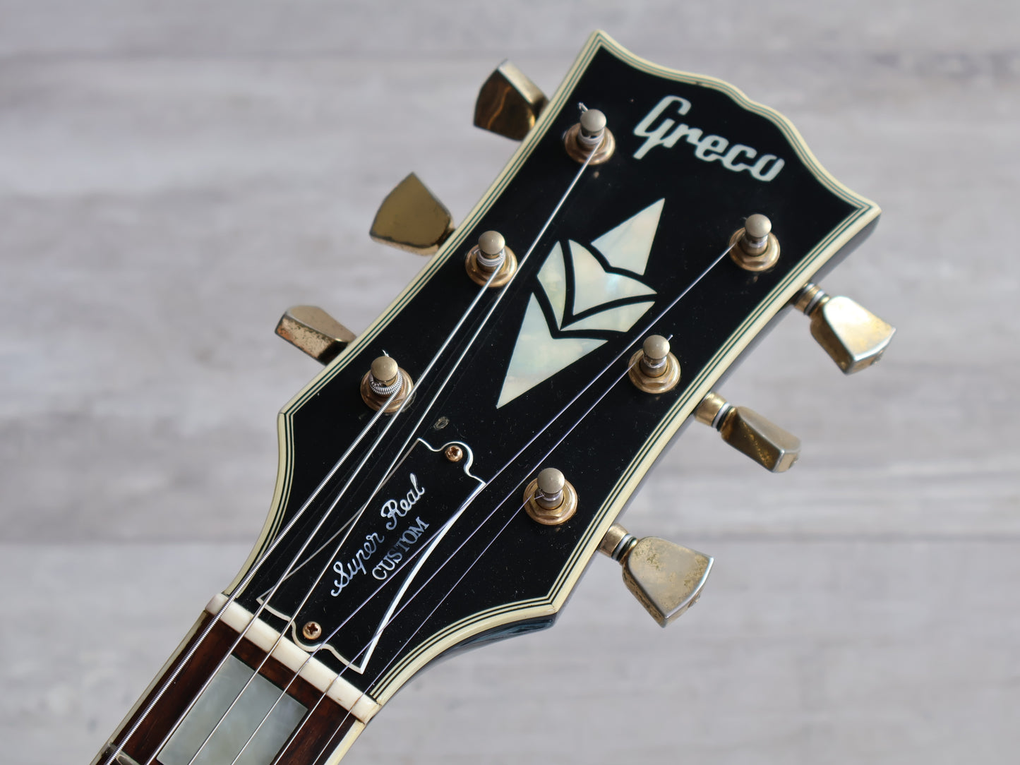 1982 Greco Japan EGC68-50 "Super Real" Les Paul Custom (Ebony)