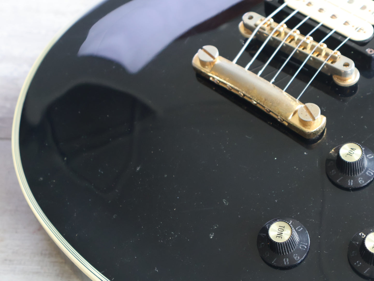 1982 Greco Japan EGC68-50 "Super Real" Les Paul Custom (Ebony)