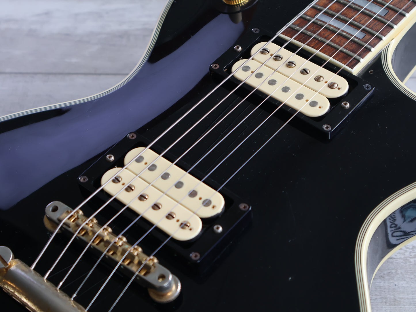 1982 Greco Japan EGC68-50 "Super Real" Les Paul Custom (Ebony)