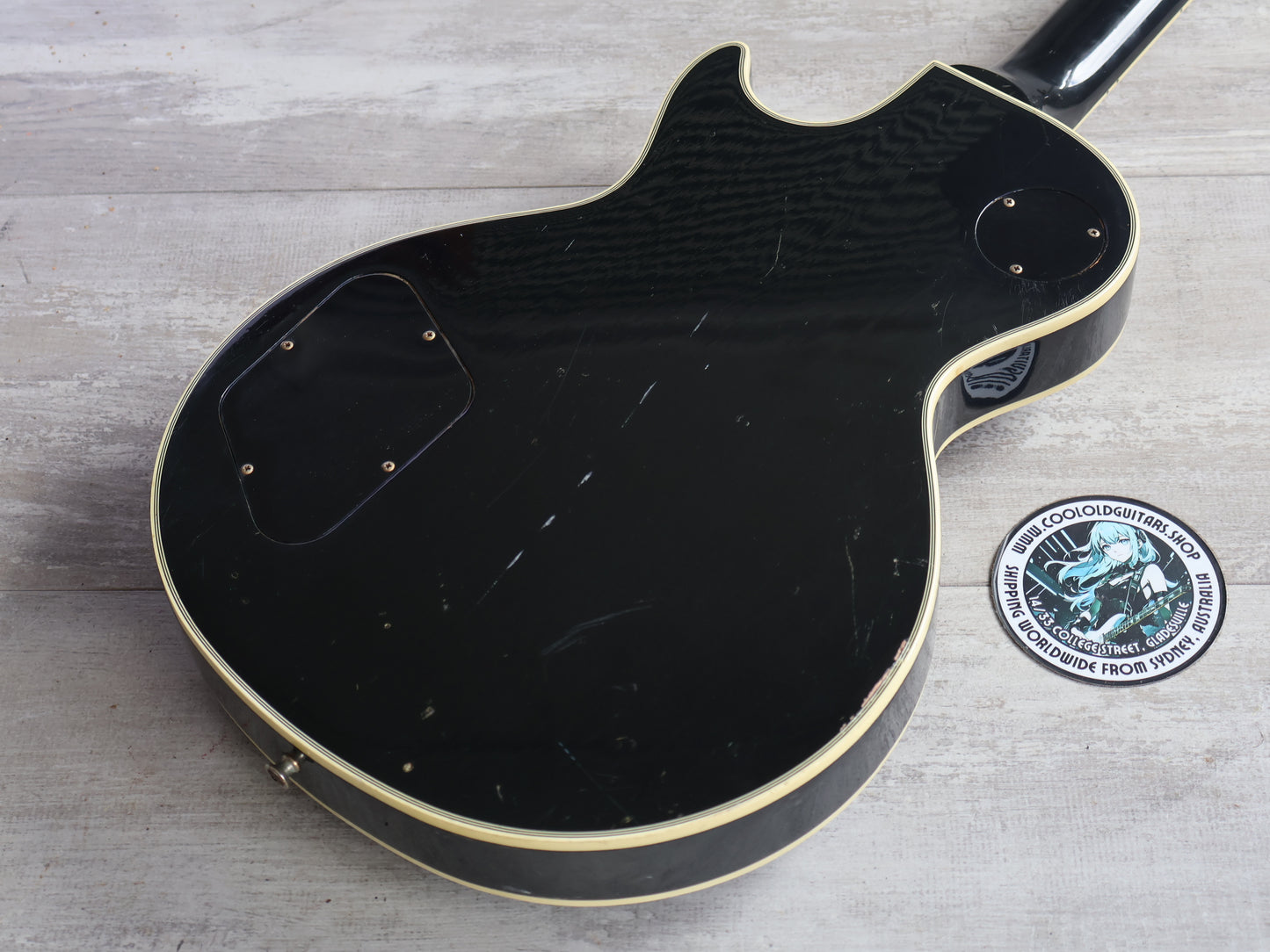 1982 Greco Japan EGC68-50 "Super Real" Les Paul Custom (Ebony)