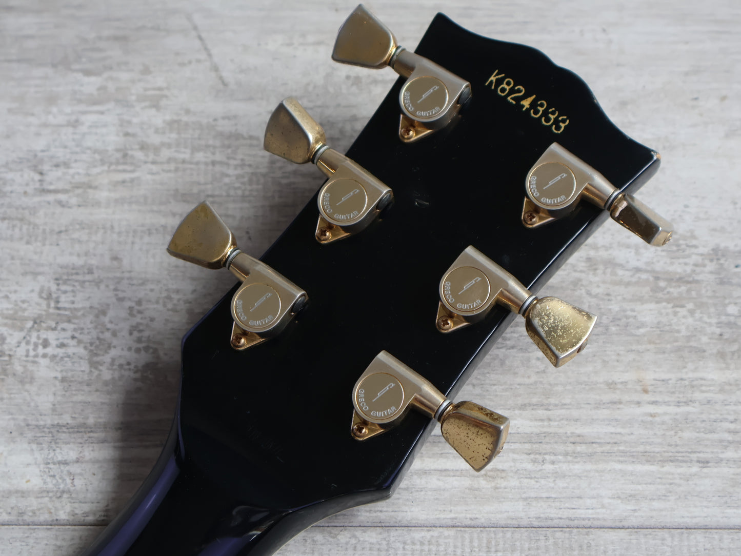 1982 Greco Japan EGC68-50 "Super Real" Les Paul Custom (Ebony)