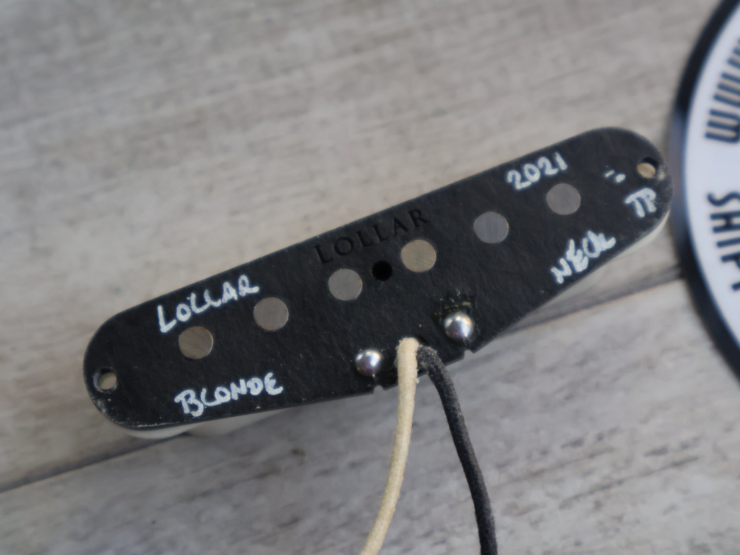 Lollar USA Stratocaster "Blonde" Neck Pickup (Parchment)