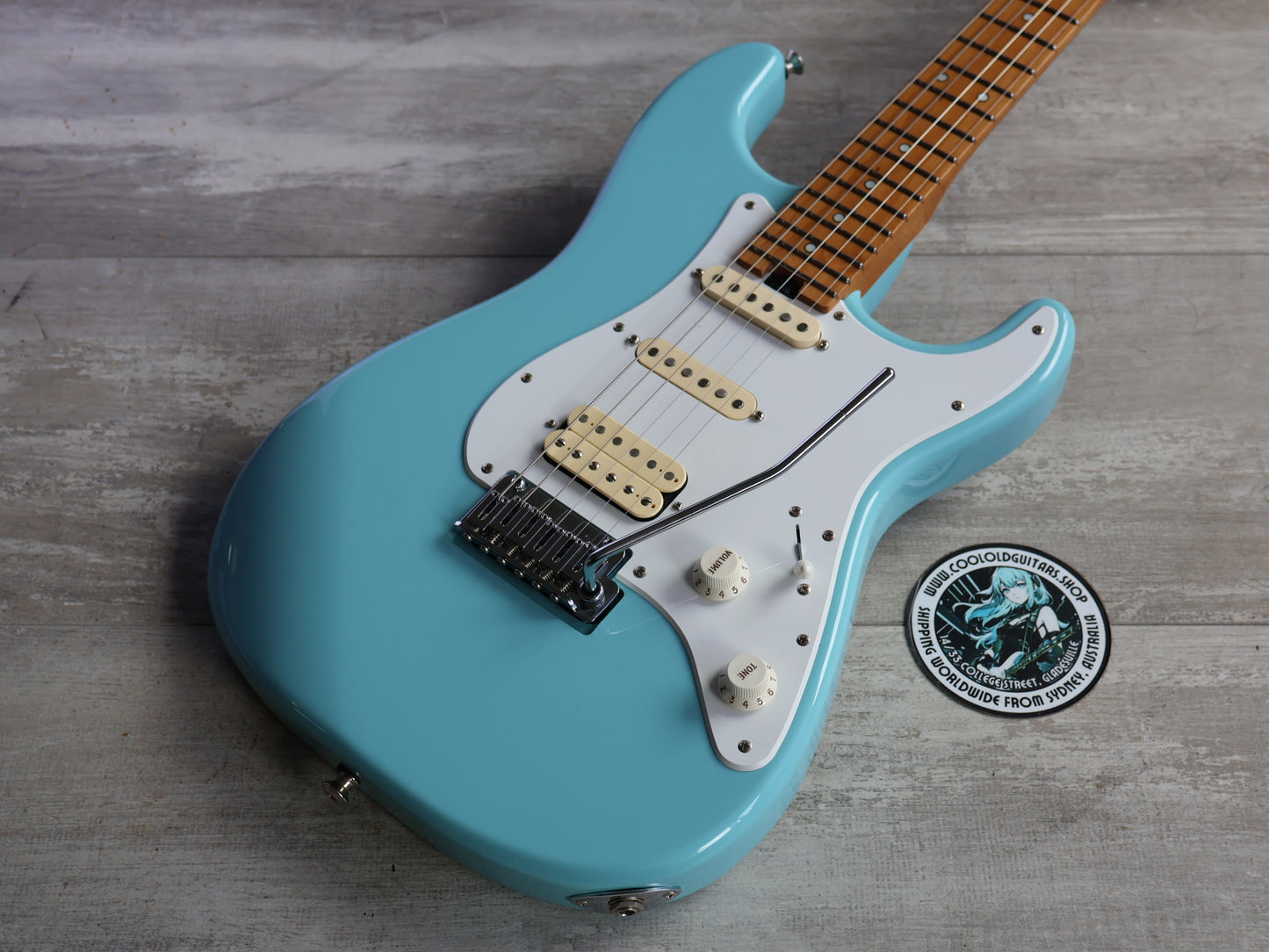 2021 Jackson MJ Series Misha Mansoor Signature So-Cal Caramelized Maple Fingerboard (Daphne Blue)