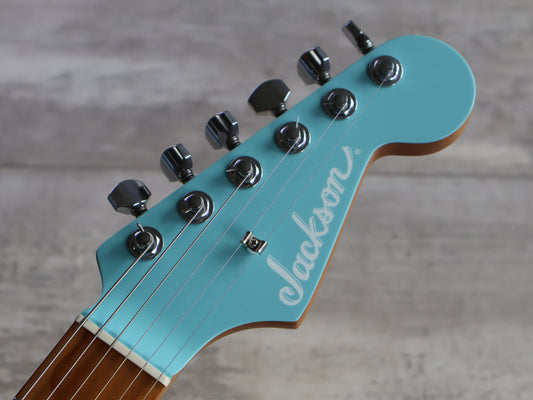 2021 Jackson MJ Series Misha Mansoor Signature So-Cal Caramelized Maple Fingerboard (Daphne Blue)