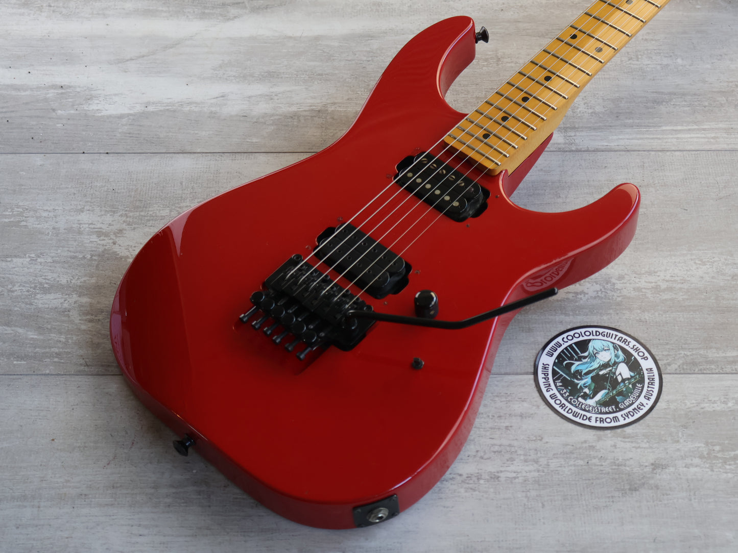 1990's ESP Japan 320RJ Custom Order Mirage HH Superstrat (Ferrari Red)