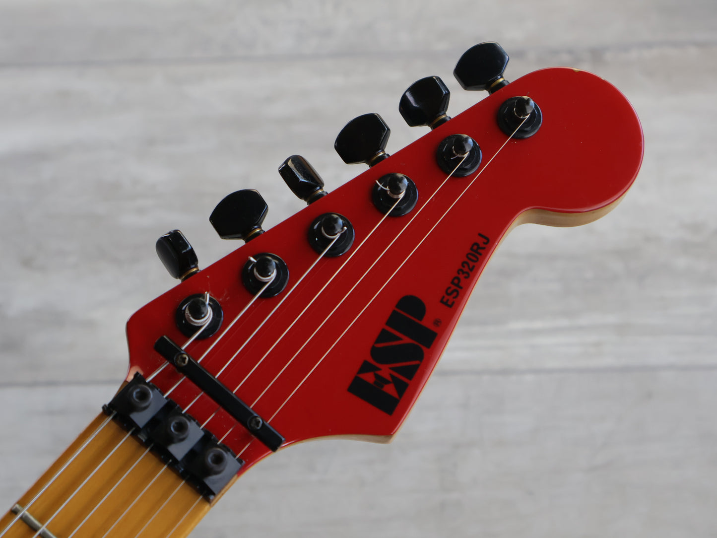 1990's ESP Japan 320RJ Custom Order Mirage HH Superstrat (Ferrari Red)