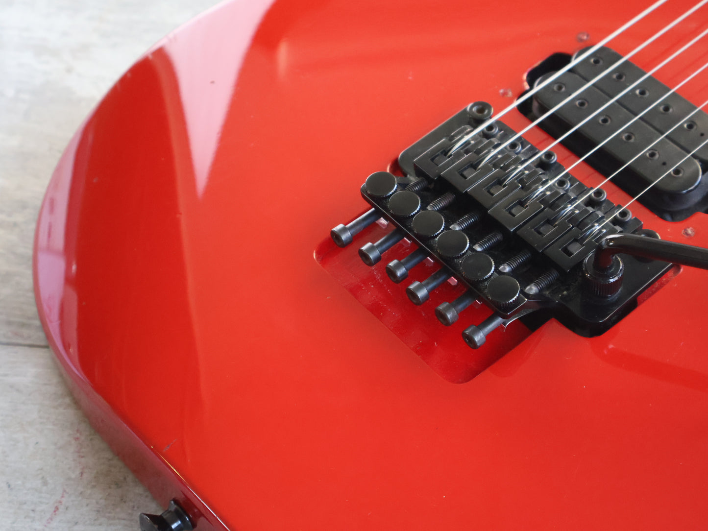 1990's ESP Japan 320RJ Custom Order Mirage HH Superstrat (Ferrari Red)