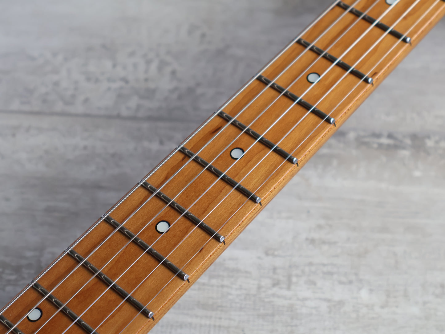 2021 Jackson MJ Series Misha Mansoor Signature So-Cal Caramelized Maple Fingerboard (Daphne Blue)