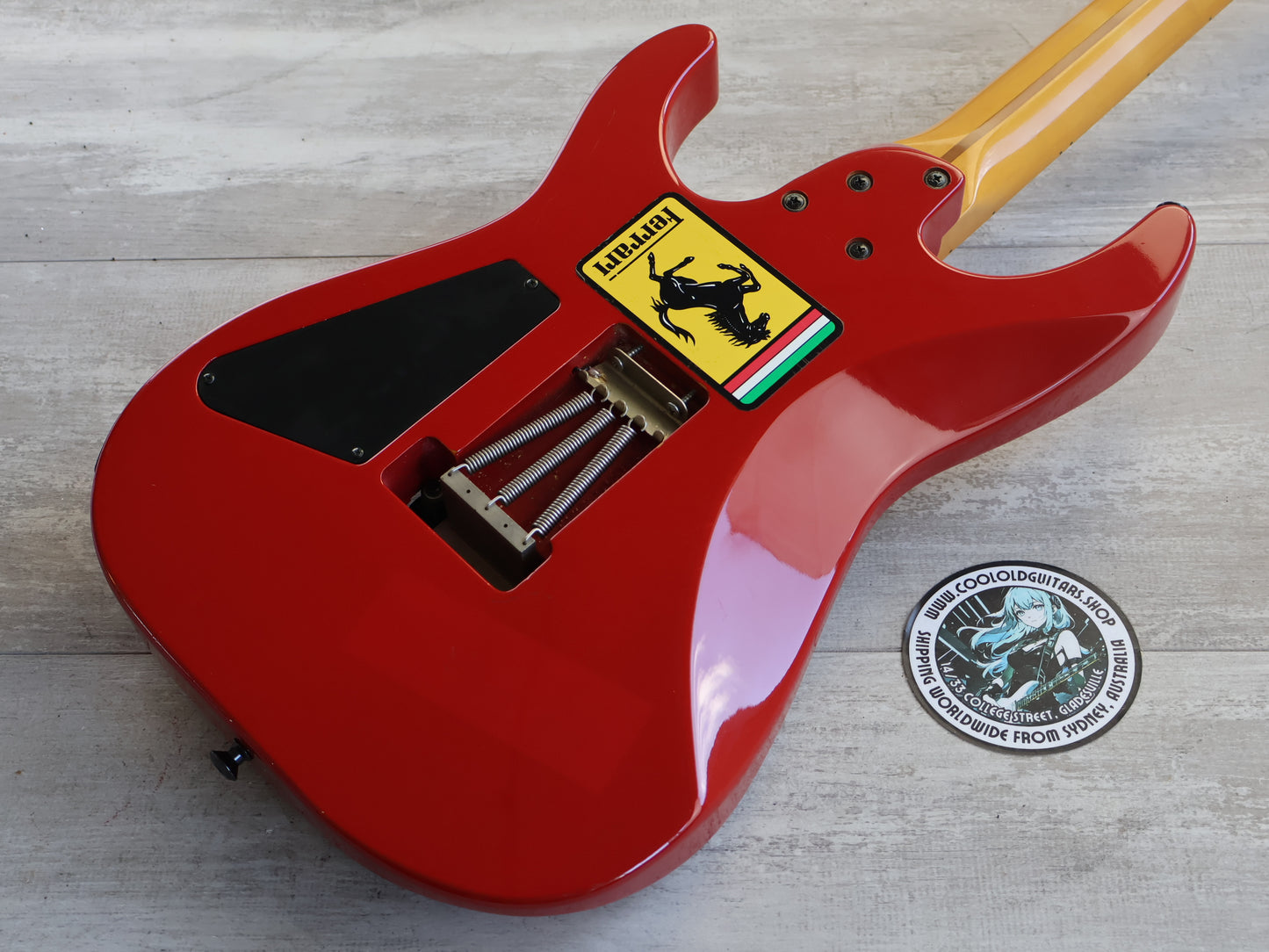 1990's ESP Japan 320RJ Custom Order Mirage HH Superstrat (Ferrari Red)