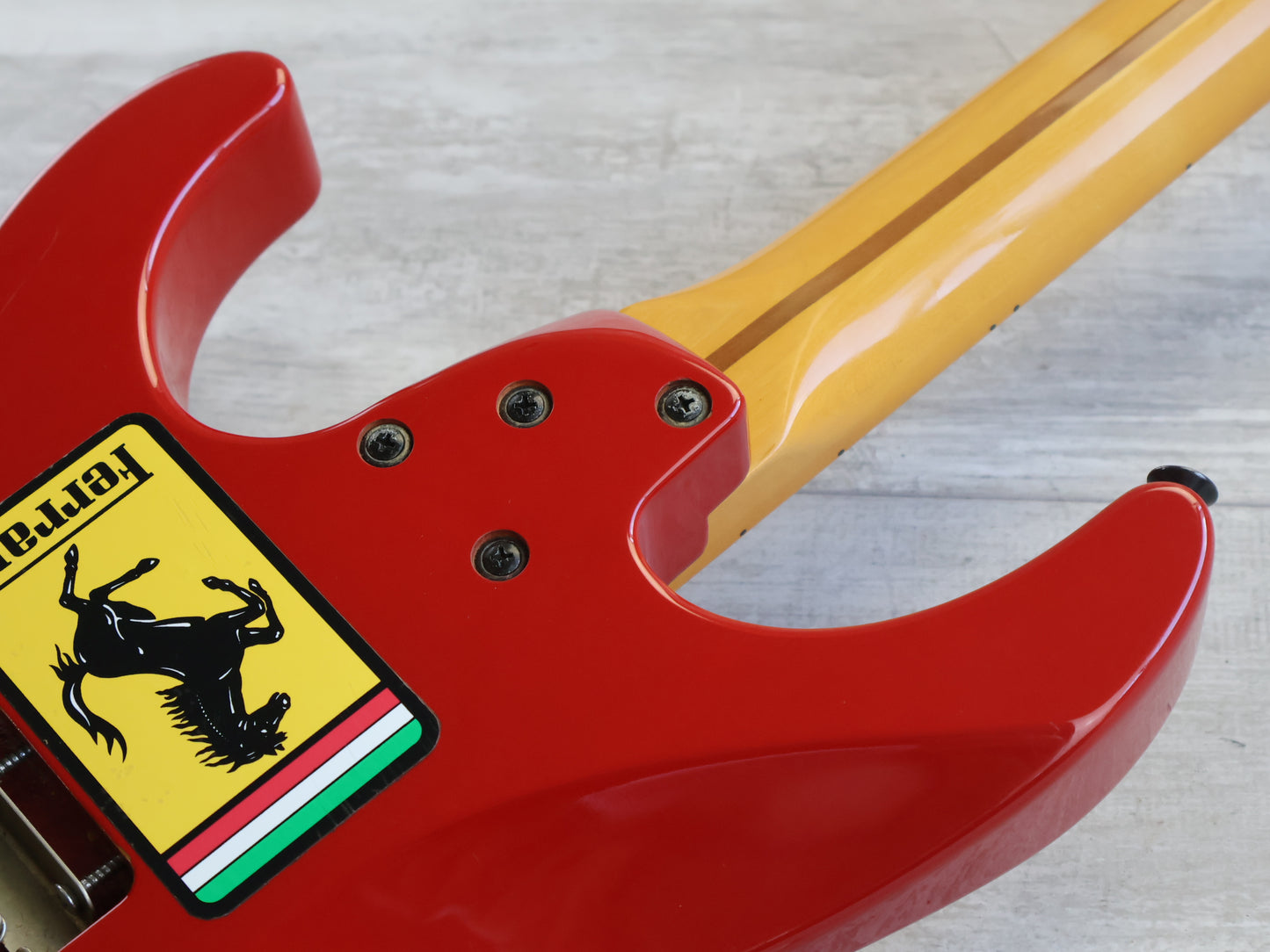 1990's ESP Japan 320RJ Custom Order Mirage HH Superstrat (Ferrari Red)