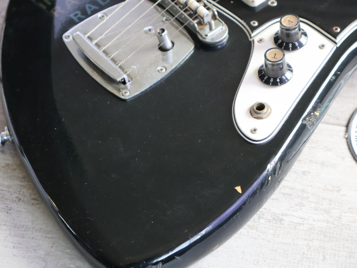 1960's Aria Japan (Matsumoku) 1532T Jaguar-Style Offset (Black - Radiohead)
