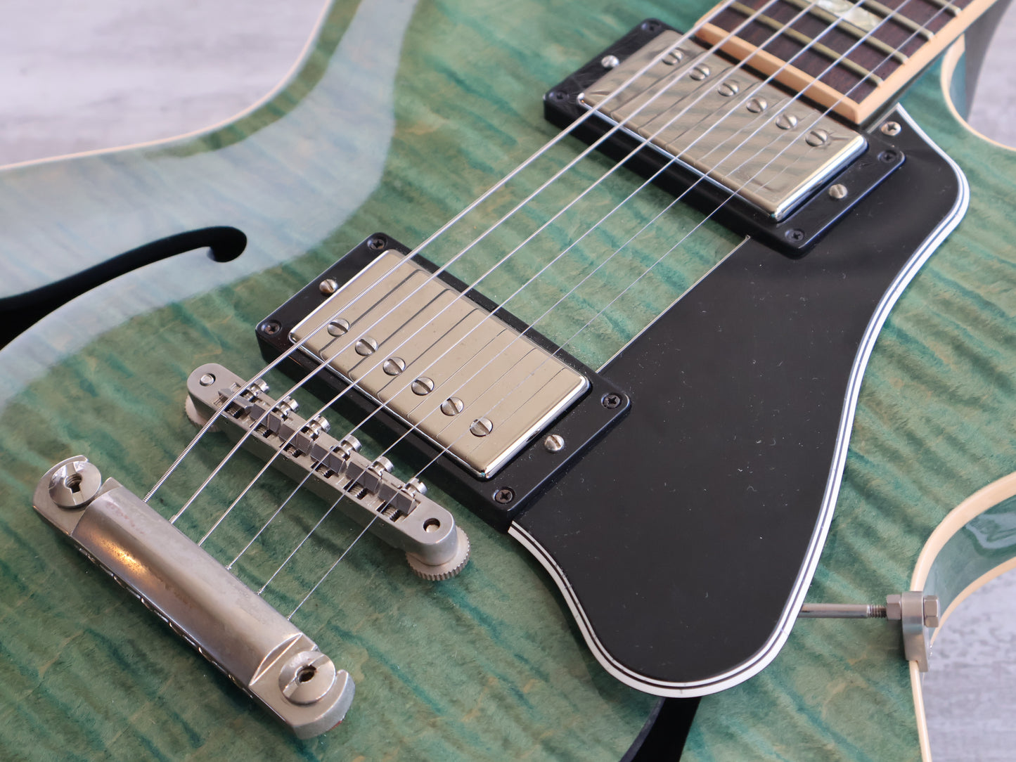 2016 Gibson USA Memphis ES-335 Semi Hollowbody (Figured Turquoise)