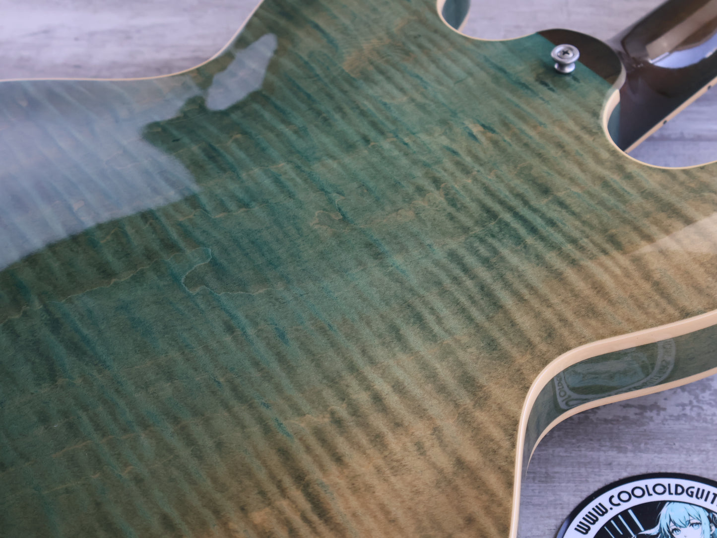 2016 Gibson USA Memphis ES-335 Semi Hollowbody (Figured Turquoise)