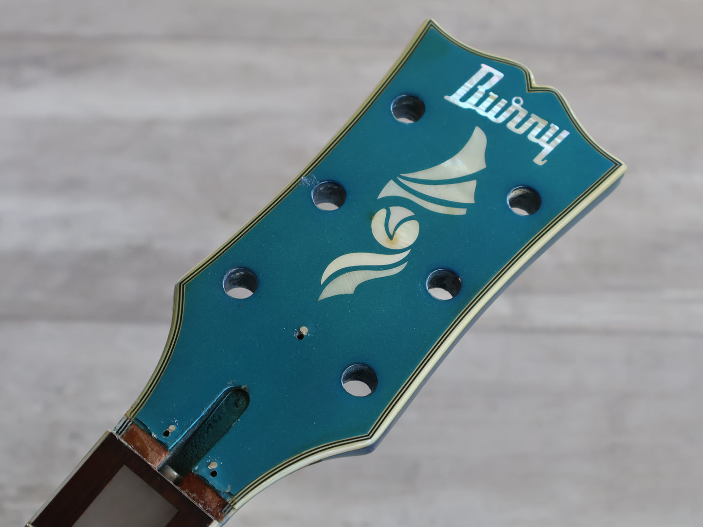 Burny RLC-60G Les Paul Custom Project (Metallic Blue)