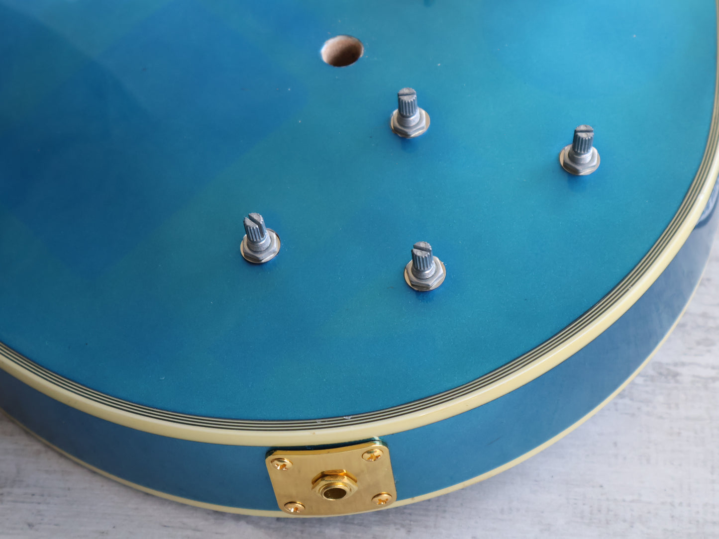 Burny RLC-60G Les Paul Custom Project (Metallic Blue)