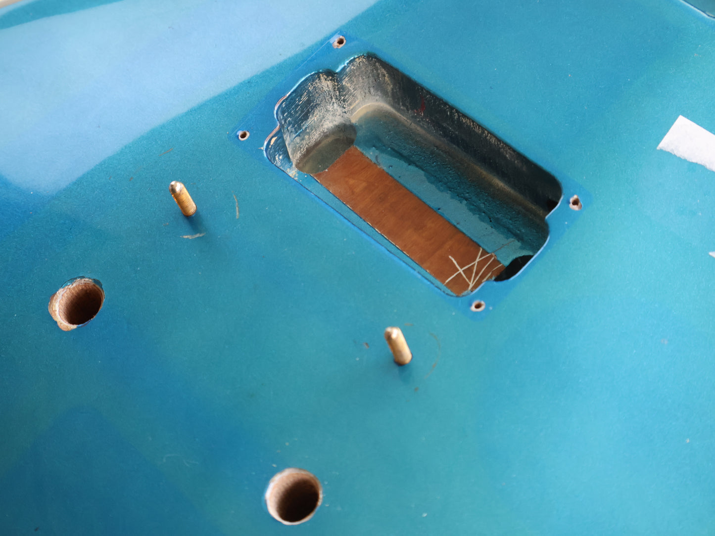 Burny RLC-60G Les Paul Custom Project (Metallic Blue)