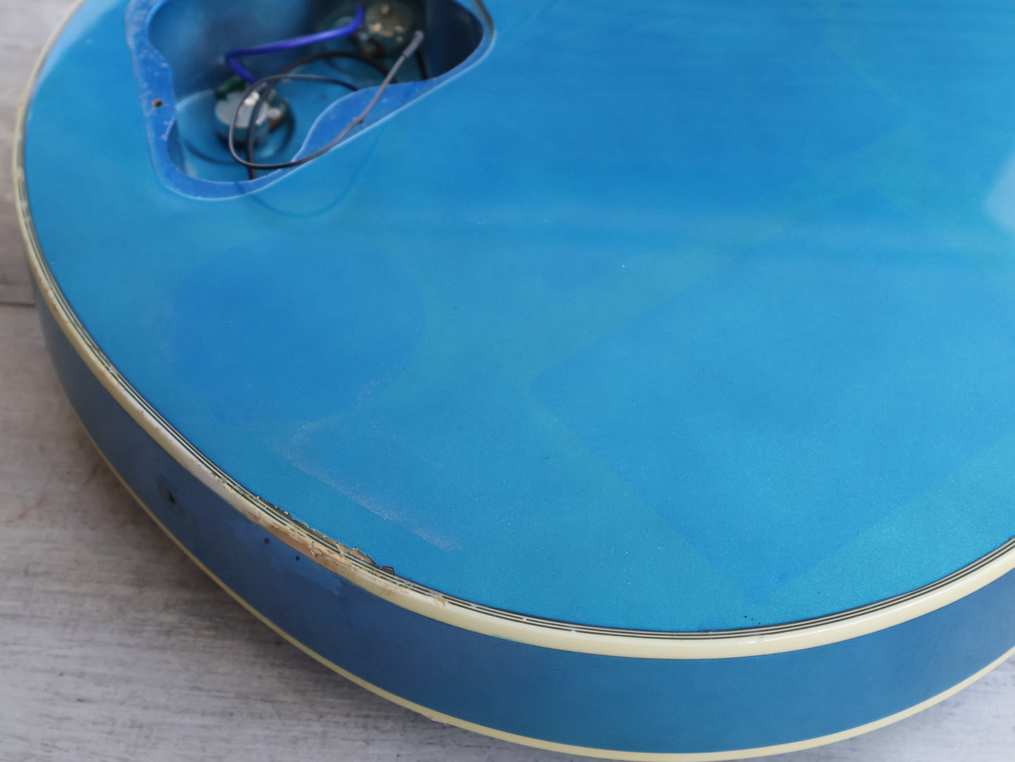 Burny RLC-60G Les Paul Custom Project (Metallic Blue)