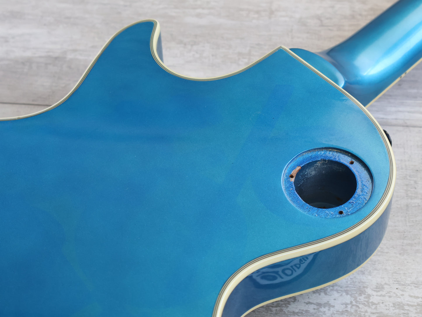 Burny RLC-60G Les Paul Custom Project (Metallic Blue)