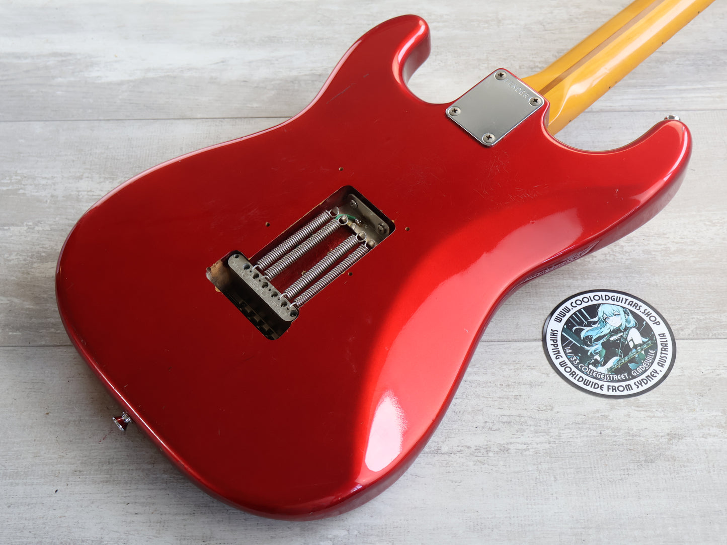 1989 Fender Japan "Order Made" '57 Reissue Scalloped Stratocaster (Candy Apple Red)