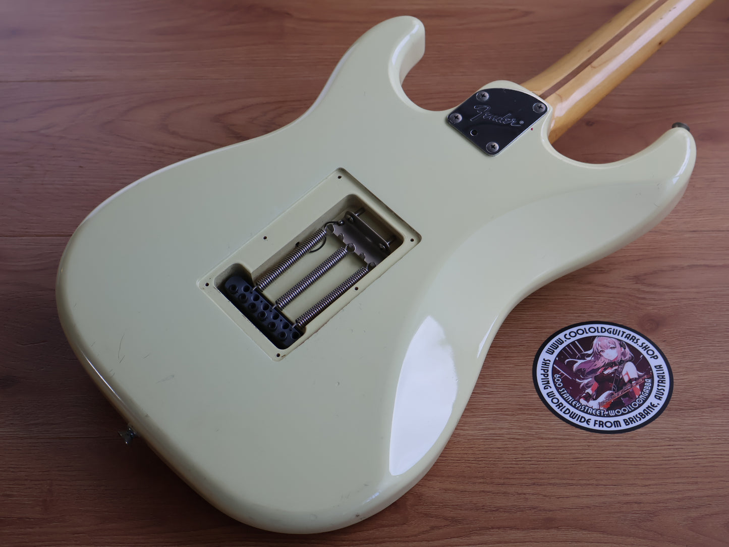 1989 Fender Japan STM60 Pro Feel "Medium Scale" Stratocaster (White)