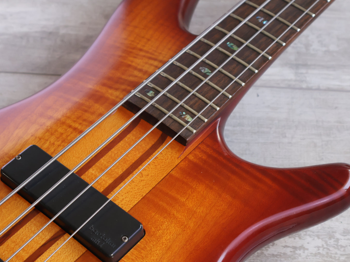 2006 Ibanez Korea SR900FM SDGR Neckthrough Bass w/Bartolini's