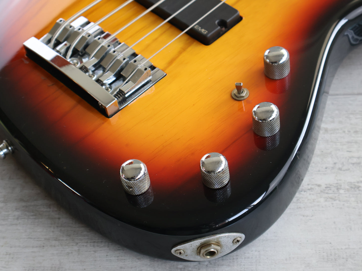 2000's ESP Japan Custom Shop Surveyor 5-String Bass (Sunburst)