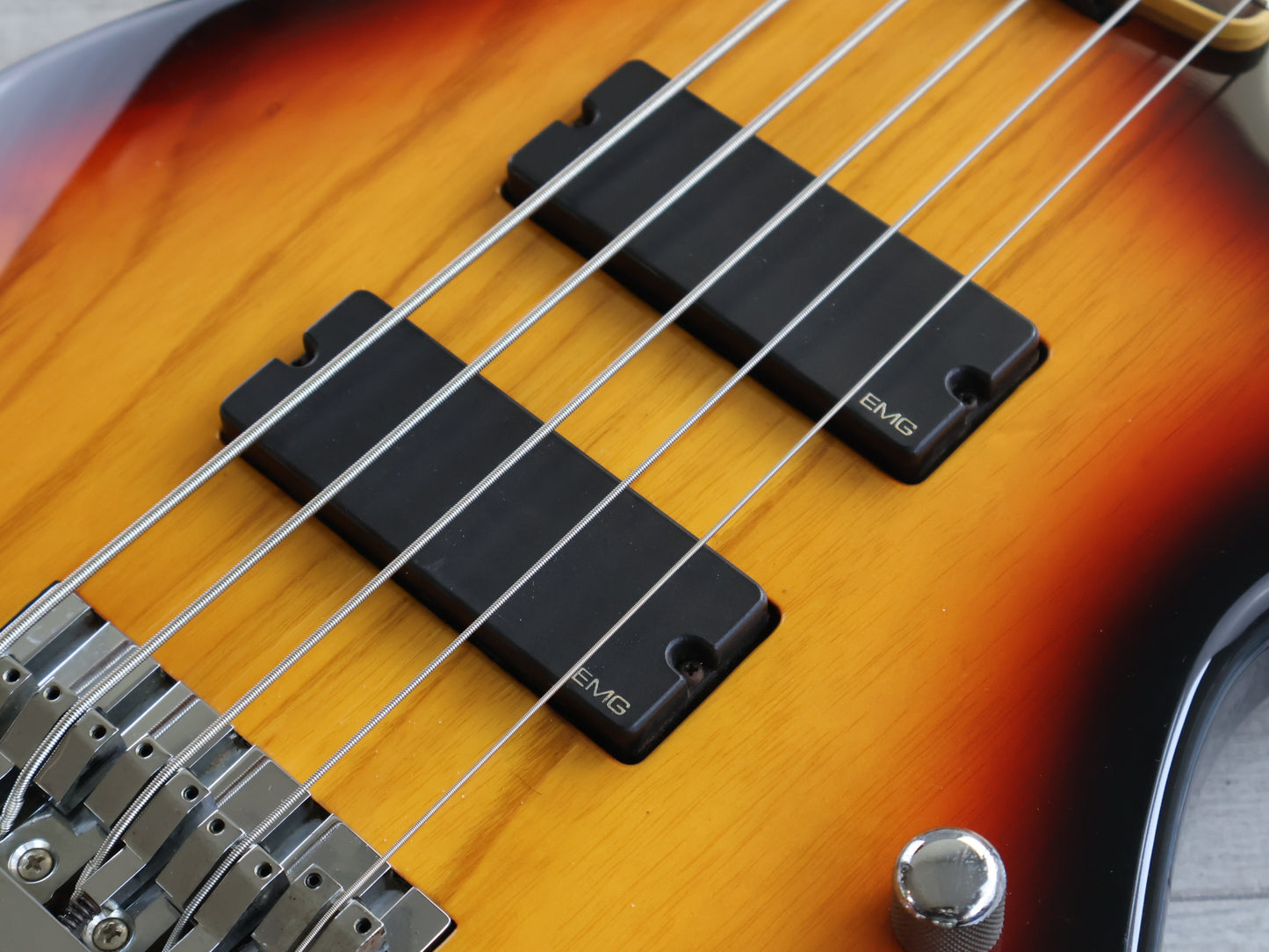2000's ESP Japan Custom Shop Surveyor 5-String Bass (Sunburst)