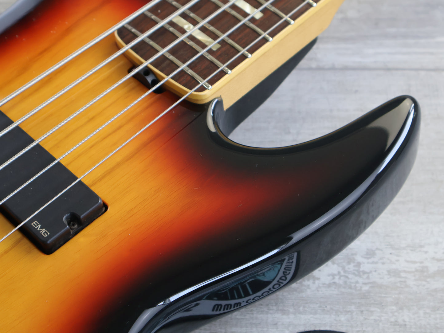 2000's ESP Japan Custom Shop Surveyor 5-String Bass (Sunburst)