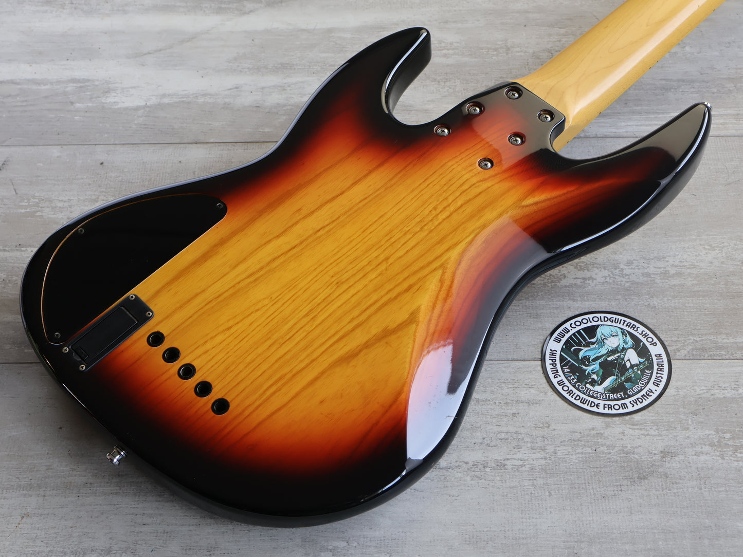 2000's ESP Japan Custom Shop Surveyor 5-String Bass (Sunburst)