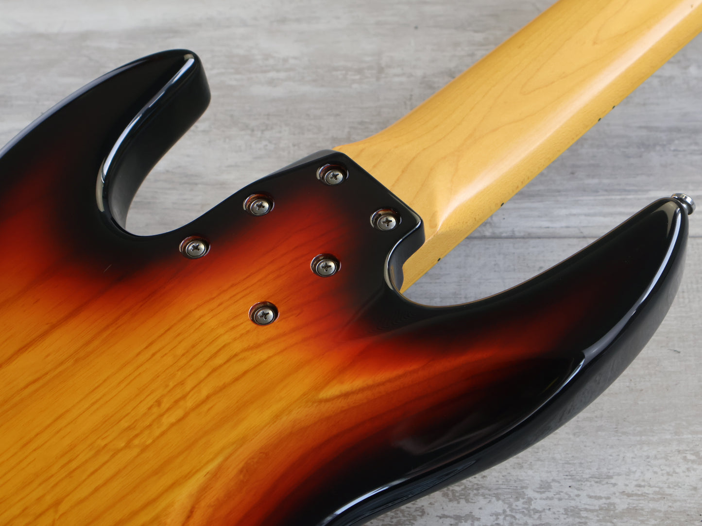 2000's ESP Japan Custom Shop Surveyor 5-String Bass (Sunburst)
