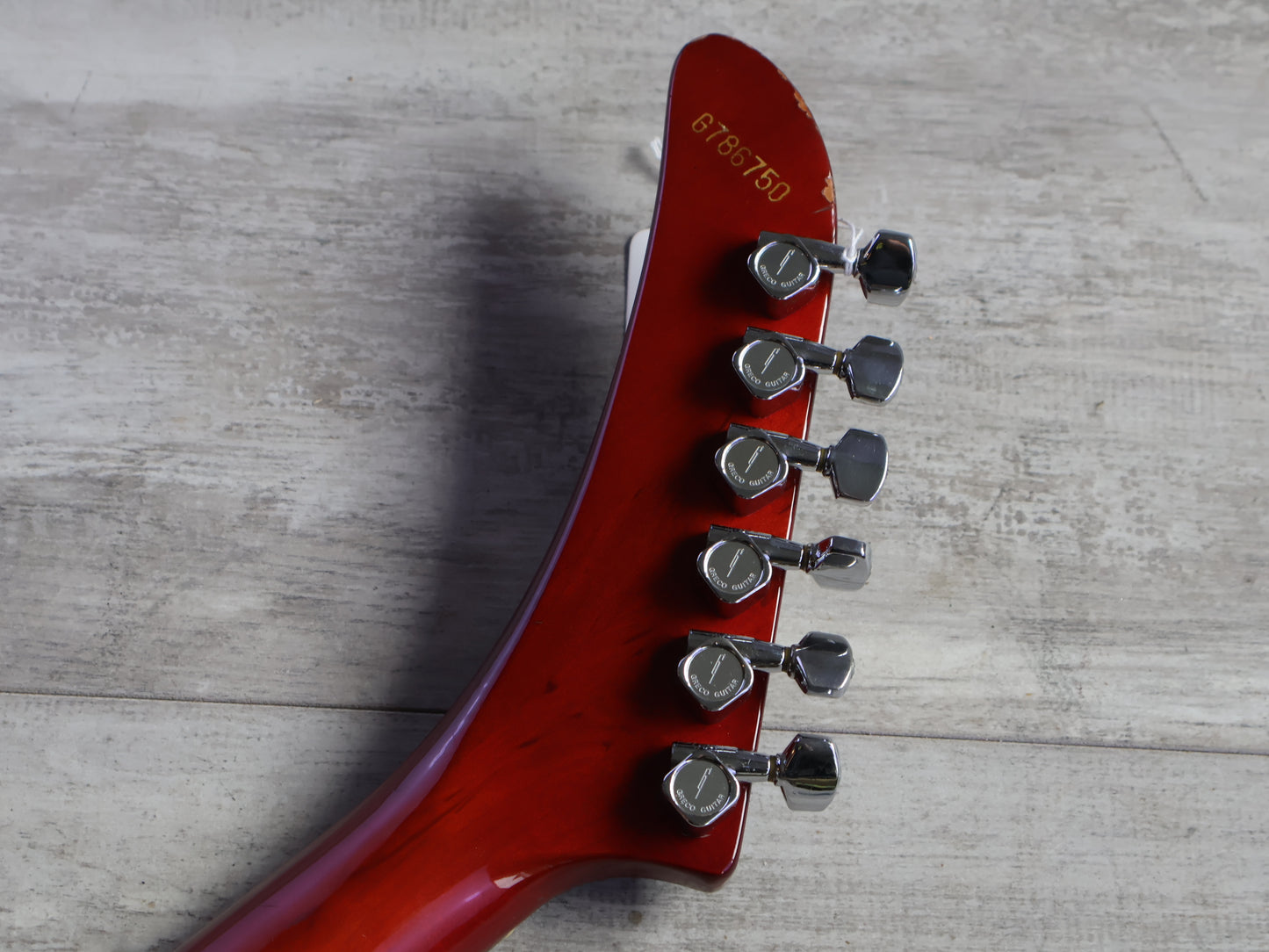 1978 Greco Japan EX800HR "Rick Nielsen" Explorer (Cherry Sunburst)